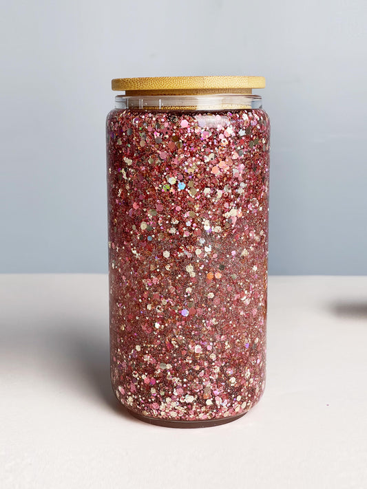 Verre Glitter Rose Gold