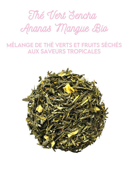 Thé Vert Sencha Ananas Mangue Bio