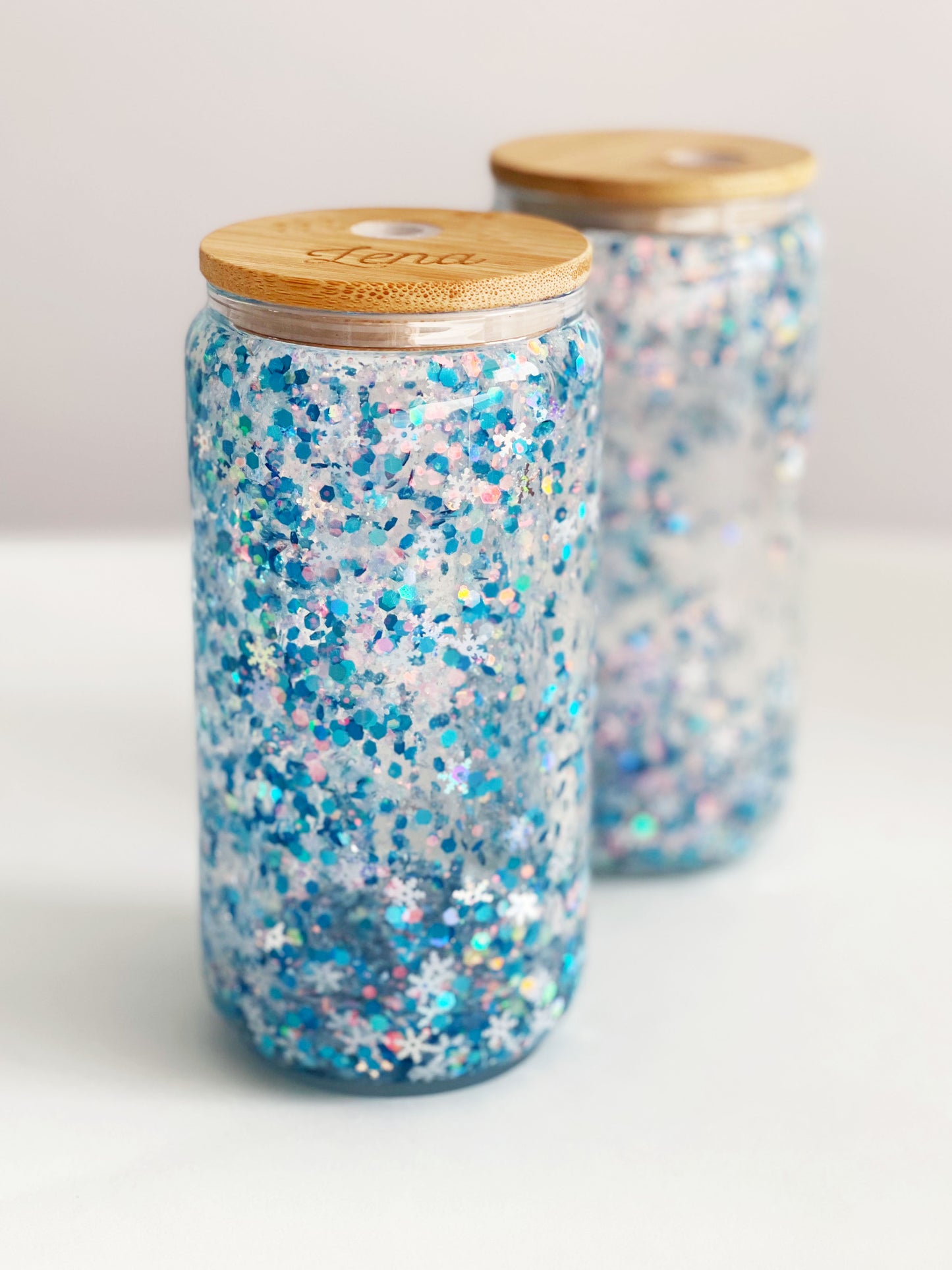 Verre Glitter Flocons